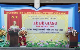THCS Nguyên Khê tổ chức lễ bế giảng năm học 2025-2026 và chia tay học sinh khối 9