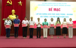 Bế giảng lớp bồi dưỡng kiến thức quốc phòng và an ninh cho đối tượng 4 năm 2026