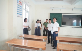 Lãnh đạo phường Sơn Tây kiểm tra công tác chuẩn bị phục vụ kỳ thi tuyển sinh vào lớp 10 THPT năm học 2026-2027