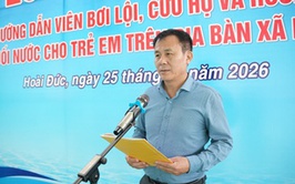 Trung tâm Dịch vụ tổng hợp xã Hoài Đức khai mạc lớp tập huấn chuyên môn hướng dẫn viên bơi lội, cứu hộ và kỹ năng phòng, chống đuối nước