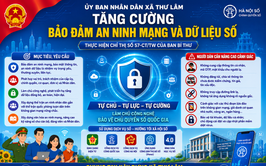 UBND xã Thư Lâm tăng cường tuyên truyền bảo đảm an ninh mạng và dữ liệu số