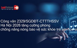 UBND phường Văn Miếu - Quốc Tử Giám tuyên truyền Công văn số 2329/SGDVĐT-CTTTGSSV ngày 25/5/2026