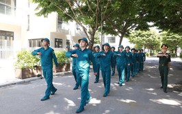 Phường Dương Nội khai mạc huấn luyện dân quân tại chỗ năm 2026