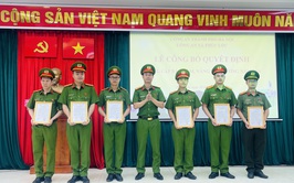 Công an xã Phúc Lộc tổ chức Lễ Công bố quyết định thăng cấp bậc hàm, nâng bậc lương năm 2026