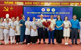 Hơn 100 công nhân người lao động được khám sức khoẻ miễn phí tại phường Hai Bà Trưng.
