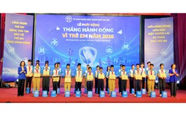 Hà Nội phát động Tháng hành động vì trẻ em năm 2026 với chủ đề: “Trẻ em hạnh phúc, an toàn, vững bước trong kỷ nguyên số”