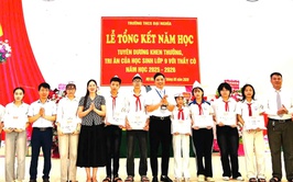 Trường THCS Đại Nghĩa tổ chức Lễ tổng kết năm học 2025 - 2026 và tri ân cho học sinh khối 9