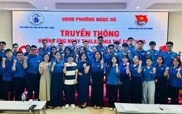 Phường Ngọc Hà truyền thông hưởng ứng Ngày THALASSEMIA thế giới