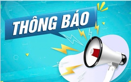 THÔNG BÁO