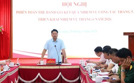 UBND XÃ CỔ ĐÔ TỔ CHỨC PHIÊN HỌP TOÀN THỂ ĐÁNH GIÁ KẾT QUẢ THỰC HIỆN NHIỆM VỤ THÁNG 5, TRIỂN KHAI NHIỆM VỤ THÁNG 6/2026