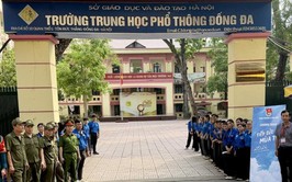 Phường Ô Chợ Dừa huy động nhiều lực lượng hỗ trợ thí sinh thi vào lớp 10