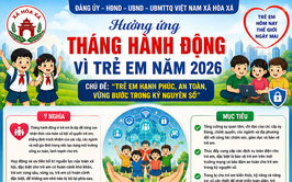 CÙNG CHUNG TAY HÀNH ĐỘNG VÌ MỘT TƯƠNG LAI AN TOÀN, HẠNH PHÚC CHO TRẺ EM –!