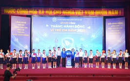 Xã Đại Thanh tham dự Lễ phát động Tháng hành động vì trẻ em năm 2026 của thành phố Hà Nội
