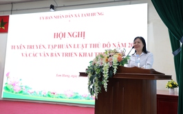 Xã Tam Hưng tổ chức hội nghị tuyên truyền Luật Thủ đô năm 2026