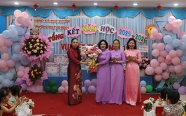 Trường Mầm non Phú Minh rộn ràng lễ tổng kết năm học 2025 - 2026