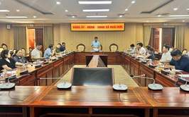 Ban cưỡng chế thực hiện quyết định kiểm đếm bắt buộc xã Hoài Đức tổ chức họp triển khai công tác cưỡng chế kiểm đếm bắt buộc đối với các hộ gia đình, cá nhân thuộc diện thu hồi đất để thực hiện các dự án trên địa bàn.