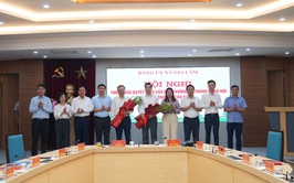 Xã Gia Lâm tổ chức hội nghị thông báo quyết định về công tác cán bộ và gặp mặt cán bộ chủ chốt nhận nhiệm vụ mới
