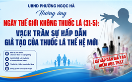 Ngày Thế giới không thuốc lá (31-5): Vạch trần sự hấp dẫn giả tạo của thuốc lá thế hệ mới