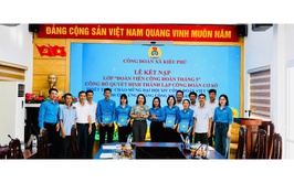 Xã Kiều Phú chú trọng phát triển đoàn viên, thành lập công đoàn cơ sở