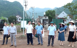 Đoàn giám sát HĐND xã Mỹ Đức giám sát tiến độ xây dựng các công trình dự án trên địa bàn xã