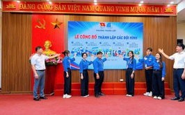 Phường Thanh Liệt ra mắt 9 đội hình thanh niên tình nguyện hè
