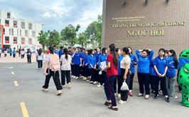 ĐOÀN TNCS HỒ CHÍ MINH XÃ THANH TRÌ TIẾP SỨC MÙA THI TUYỂN SINH VÀO LỚP 10 NĂM HỌC 2026 – 2027