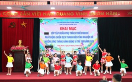 Vĩnh Thanh khai mạc lớp tập huấn phụ trách thiếu nhi hè, phát động Chiến dịch Thanh niên tình nguyện hè năm 2026