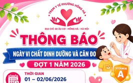 TRẠM Y TẾ PHƯỜNG HỒNG HÀ TRIỂN KHAI NGÀY VI CHẤT DINH DƯỠNG ĐỢT 1 NĂM 2026