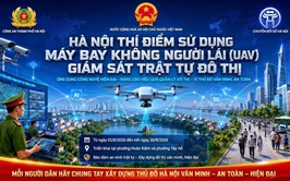 Hà Nội thí điểm sử dụng máy bay không người lái (UAV) để giám sát trật tự đô thị tại phường Hoàn Kiếm và Tây Hồ