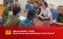 Công an xã Hoài Đức: Giao ban an ninh thôn, tổ dân phố – Giữ bình yên từ khi chưa phát sinh