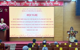 Phường Ô Chợ Dừa quán triệt Chỉ thị 09-CT/TU, Đề án 05-ĐA/TU của Thành ủy Hà Nội
