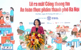 Ra mắt cổng thông tin An toàn thực phẩm thành phố Hà Nội 