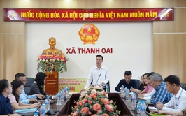 ĐOÀN KIỂM TRA LIÊN NGÀNH SỐ 03 THÀNH PHỐ KIỂM TRA CÔNG TÁC AN TOÀN THỰC PHẨM tại 4 xã Thanh Oai, Tam Hưng, Bình Minh, Dân Hòa