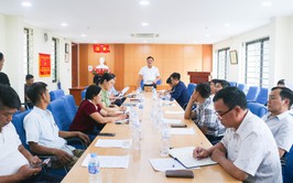 Họp thống nhất nội dung thông qua điều lệ giải bóng đá nam U40+ xã Quốc Oai lần thứ I năm 2026