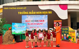 Trường Mầm non Họa Mi tổ chức “Ngày hội sách - Nơi ươm mầm tri thức”