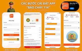 Hướng dẫn người dân cài đặt và sử dụng ứng dụng “Báo cháy 114”