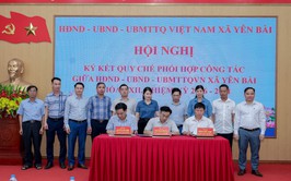 XÃ YÊN BÀI TỔ CHỨC HỘI NGHỊ KÝ KẾT QUY CHẾ PHỐI HỢP CÔNG TÁC GIỮA HĐND – UBND – UBMTTQ VIỆT NAM XÃ, KHÓA XXII, NHIỆM KỲ 2026–2031