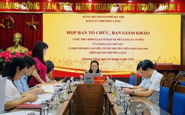 PHƯỜNG LÁNG HỌP BAN TỔ CHỨC, BAN GIÁM KHẢO CUỘC THI CHÍNH LUẬN VỀ BẢO VỆ NỀN TẢNG TƯ TƯỞNG CỦA ĐẢNG LẦN THỨ SÁU VÀ HỘI THI BÁO CÁO VIÊN, TUYÊN TRUYỀN VIÊN GIỎI NĂM 2026