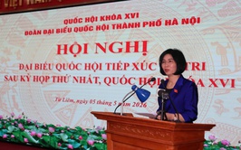 Đại biểu Quốc hội thành phố Hà Nội tiếp xúc cử tri sau Kỳ họp thứ Nhất Quốc hội khóa XVI