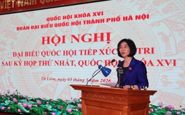 Đại biểu Quốc hội thành phố Hà Nội - Đơn vị bầu cử số 4 tiếp xúc cử tri sau kỳ họp thứ nhất

