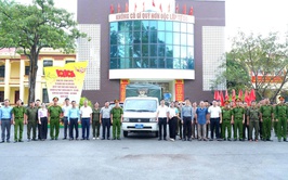 BAN CHỈ ĐẠO 197 XÃ DÂN HOÀ RA QUÂN ĐẢM BẢO TRẬT TỰ AN TOÀN GIAO THÔNG, TRẬT TỰ CÔNG CỘNG