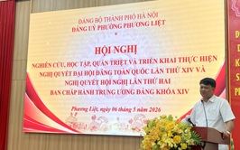 ĐẢNG ỦY PHƯỜNG PHƯƠNG LIỆT TỔ CHỨC HỘI NGHỊ NGHIÊN CỨU, HỌC TẬP, QUÁN TRIỆT NGHỊ QUYẾT ĐẠI HỘI XIV CỦA ĐẢNG VÀ NGHỊ QUYẾT HỘI NGHỊ LẦN THỨ HAI BAN CHẤP HÀNH TRUNG ƯƠNG ĐẢNG KHÓA XIV