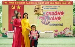 Trường Mầm non Phụng Châu tổ chức Hội thi “Rung chuông vàng” cho học sinh khối 4 tuổi