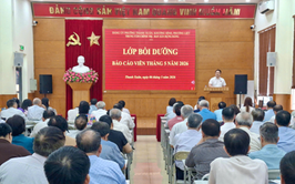 Lớp bồi dưỡng báo cáo viên tháng 5-2026