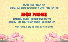 Tài liệu Hội nghị tiếp xúc của đại biểu Quốc hội sau kỳ họp thứ Nhất, Quốc hội khóa XVI tại đơn vị bầu cử số 10