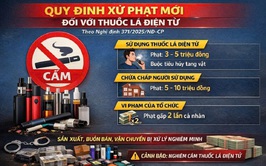 Quy định về xử phạt vi phạm hành chính trong lĩnh vực điện lực, hút thuốc lá điện tử