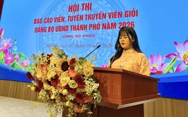 Trung tâm Phục vụ hành chính công thành phố Hà Nội tham gia Hội thi Báo cáo viên, Tuyên truyền viên giỏi Đảng bộ UBND Thành phố năm 2026