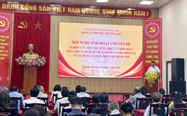 Đảng ủy phường Phương Liệt tổ chức sinh hoạt chuyên đề về Nghị quyết số 02-NQ/TW của Bộ Chính trị