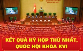 Thông tin về kết quả kỳ họp thứ Nhất, Quốc hội khóa XVI