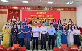 Đảng ủy phường Tương Mai tổ chức Chung khảo hội thi Báo cáo viên, tuyên truyền viên giỏi năm 2026